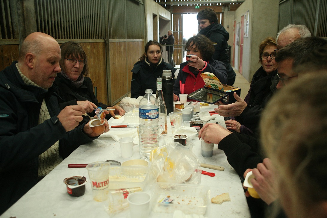 Pause repas bénévoles